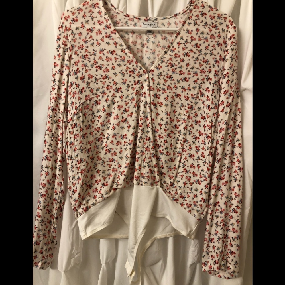 Love, Fire Floral Bodysuit